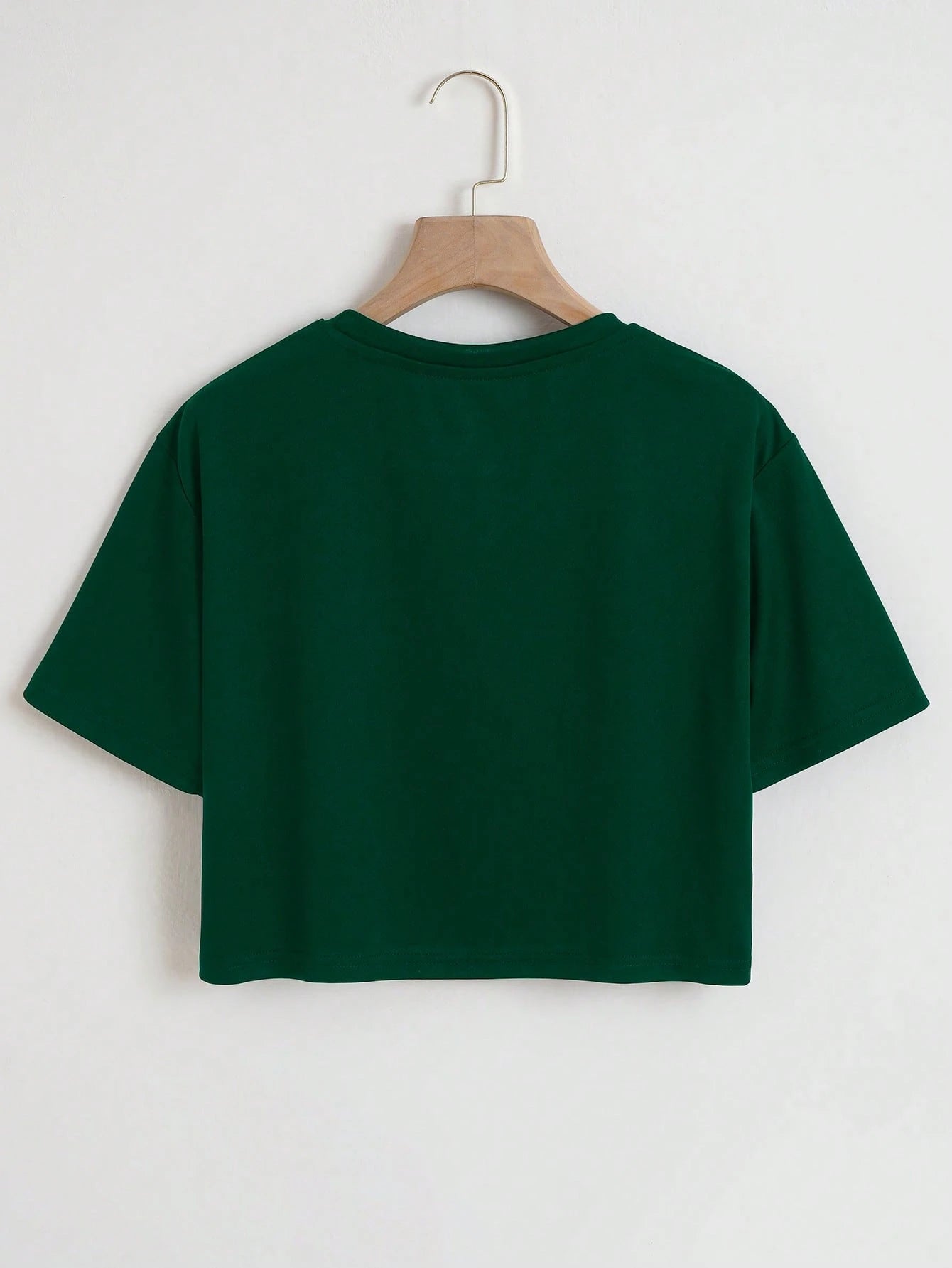 Women’s Green Heart Crop Top