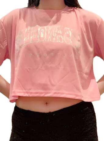 Women’s Pink San Diego Crop Top