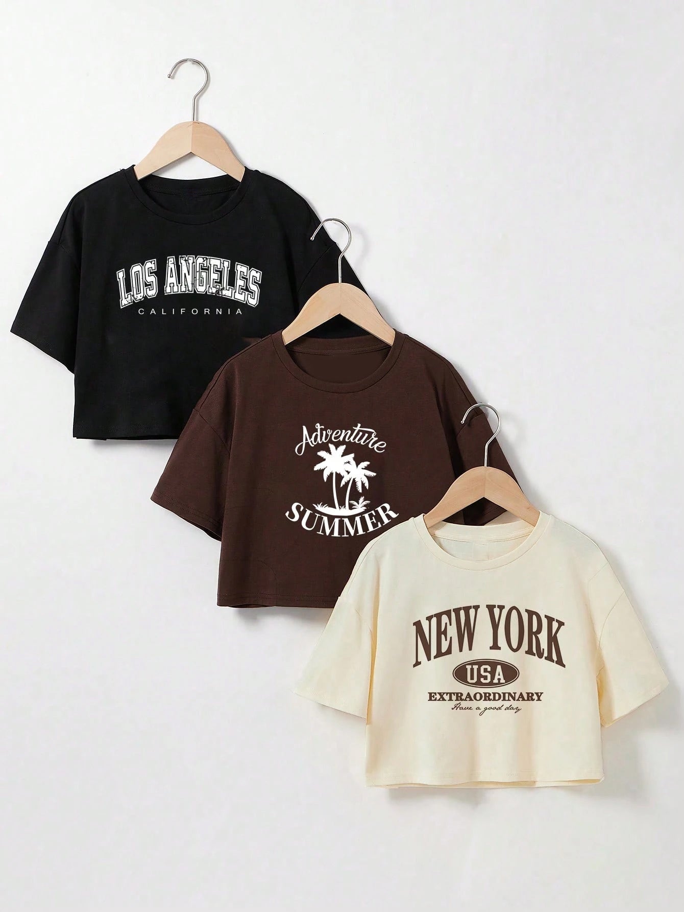 Women’s Graphic Crop Top – Los Angeles | Adventure Summer | New York