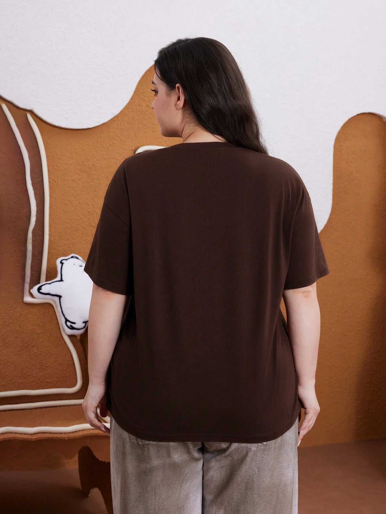 We Bare Bears Graphic Printed Oversized T-Shirt