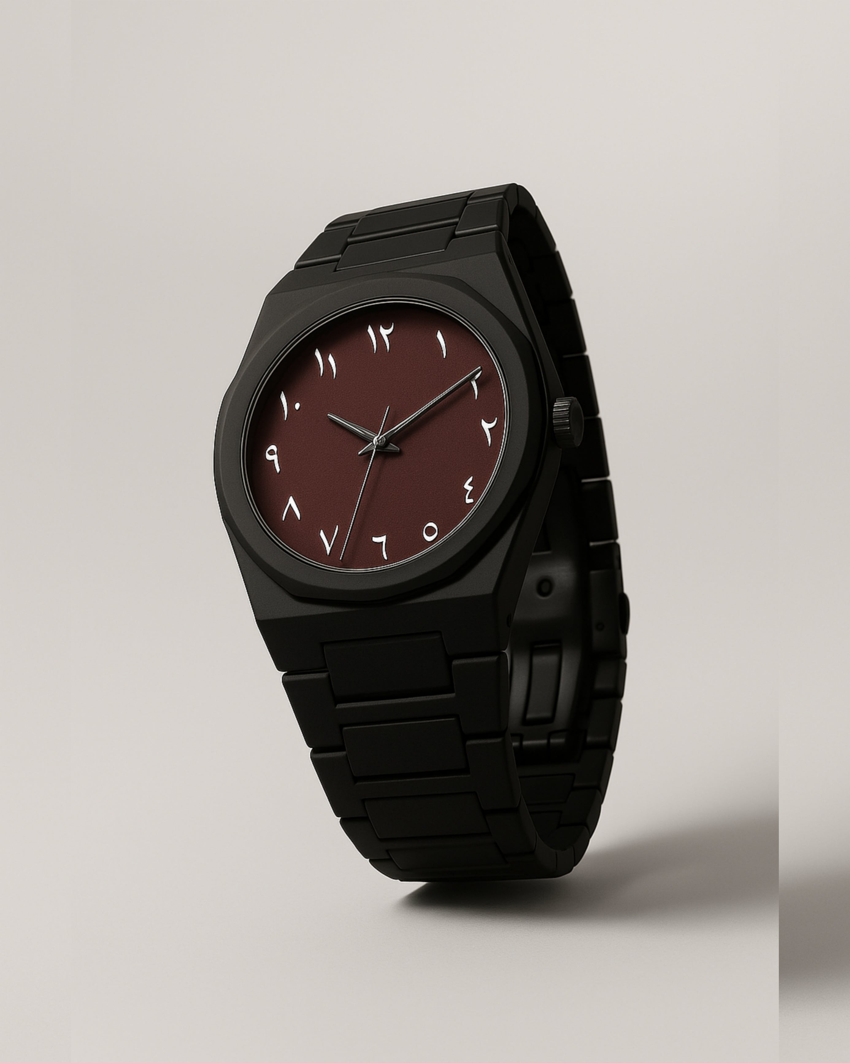 Arabic Aura Watch Double Dial